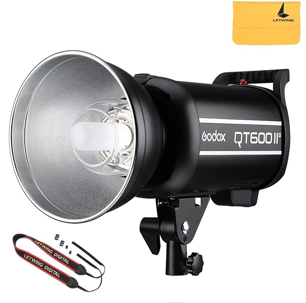 Godox QT-600II QT-600IIM 600W 2.4G High Speed 1/8000s 220V Studio Strobe Flash Light (QT-600IIM)