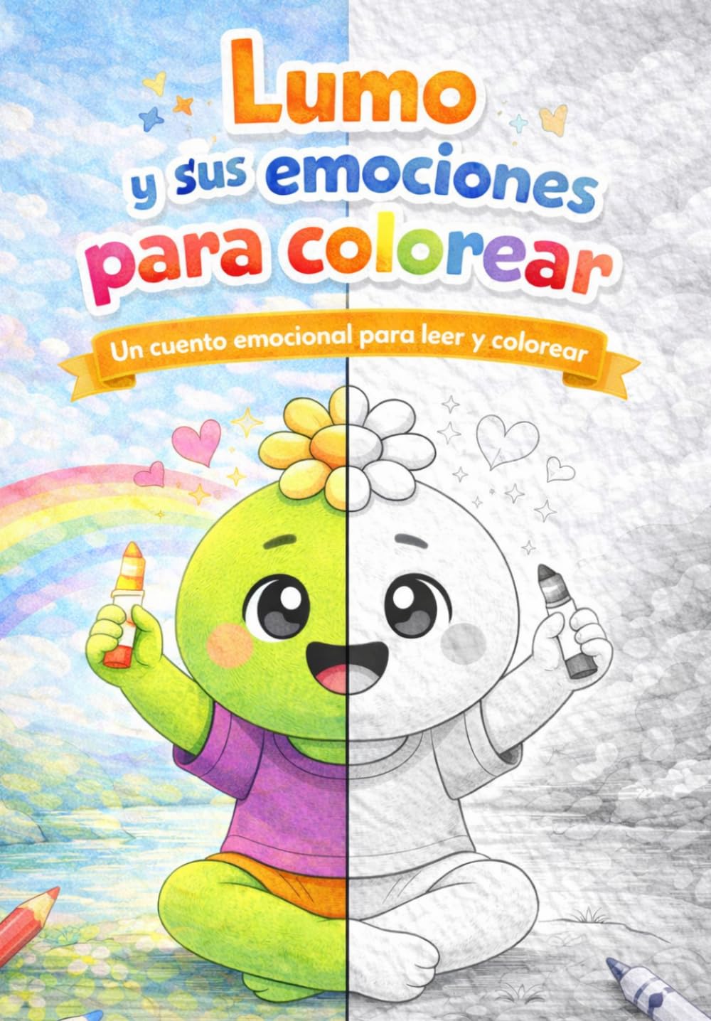 Lumo y sus emociones para colorear: Un cuento emocional para leer y colorear (Aprende con Lumo)