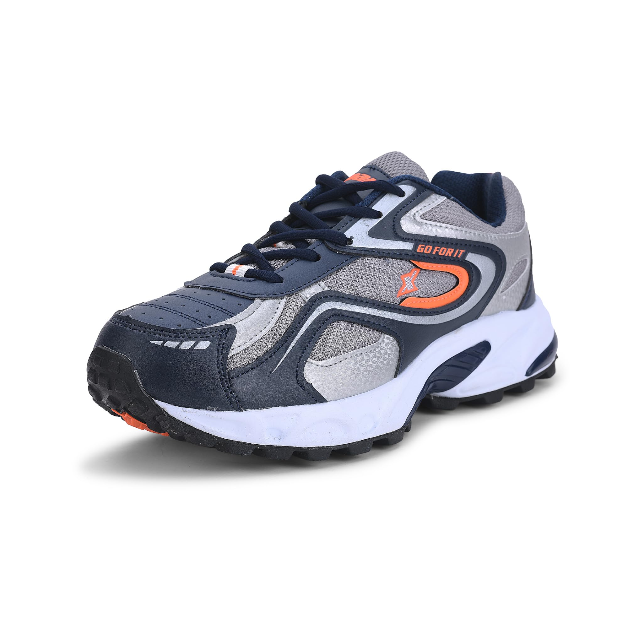 Sparx Men SM-171 Navy Blue Orange Sports Shoes