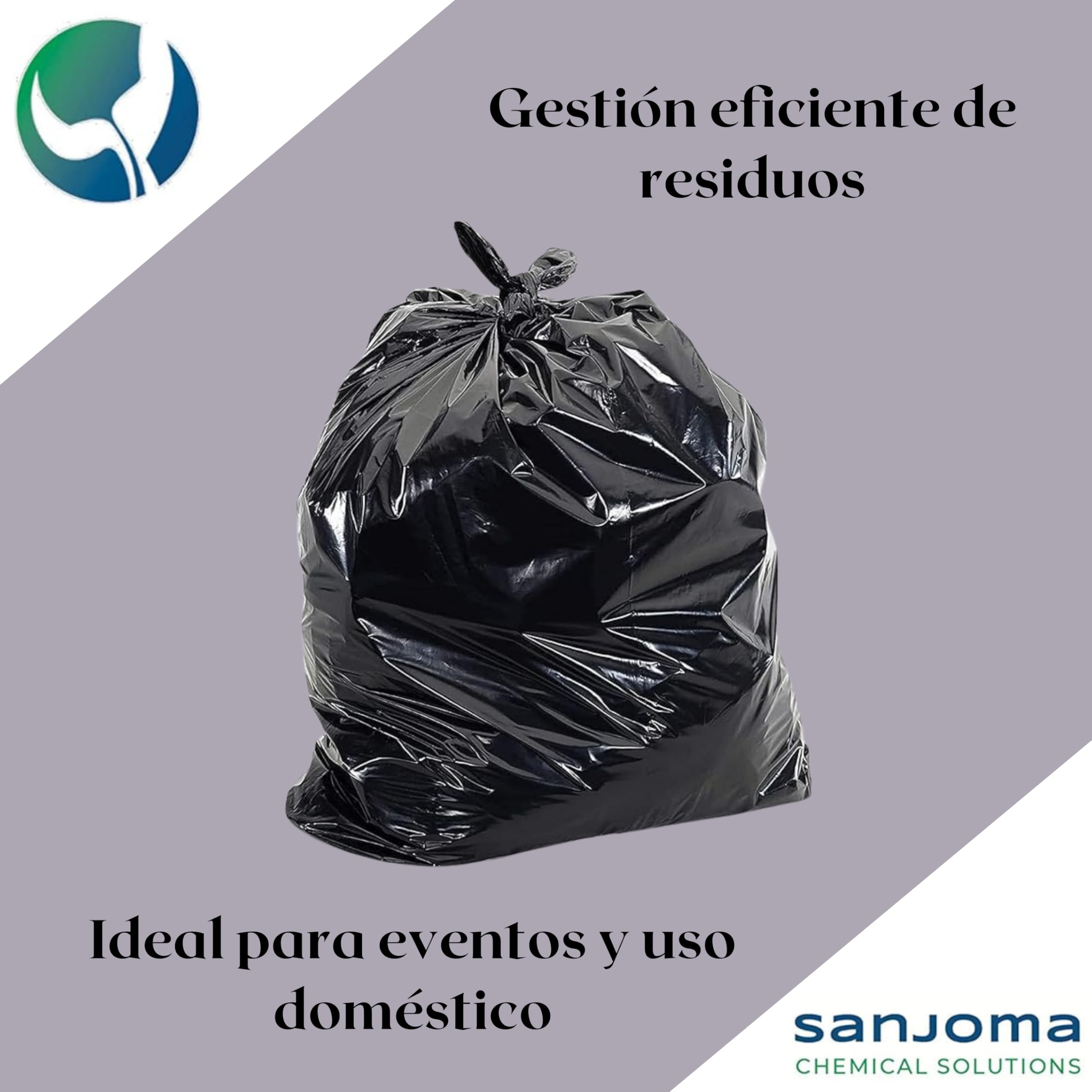 Bolsas De Basura Negras 100L | Extra Fuerte Galga130| Ecológicas Y Compostables| 85x105cm, Perfectas Para Uso Doméstico Y Comercial| 10 Bolsas Por Rollo, Resistentes| Ideales Para Cocina. (30 Rollos)