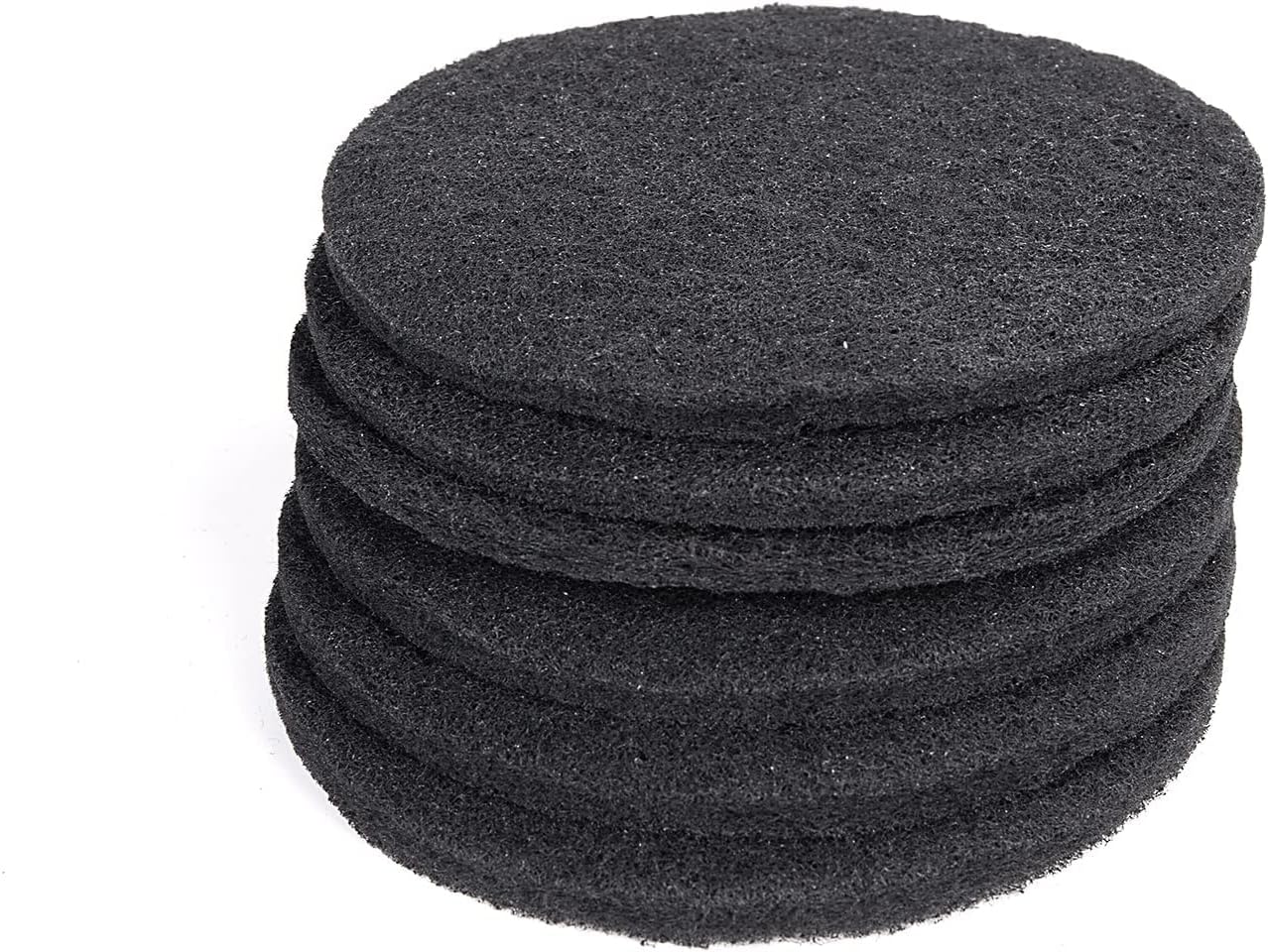 12 Pack 6.5 inch Charcoal Filters for Kitchen Compost Bin Countertop Compost Pail Bucket Replcement Activated Carbon Filter