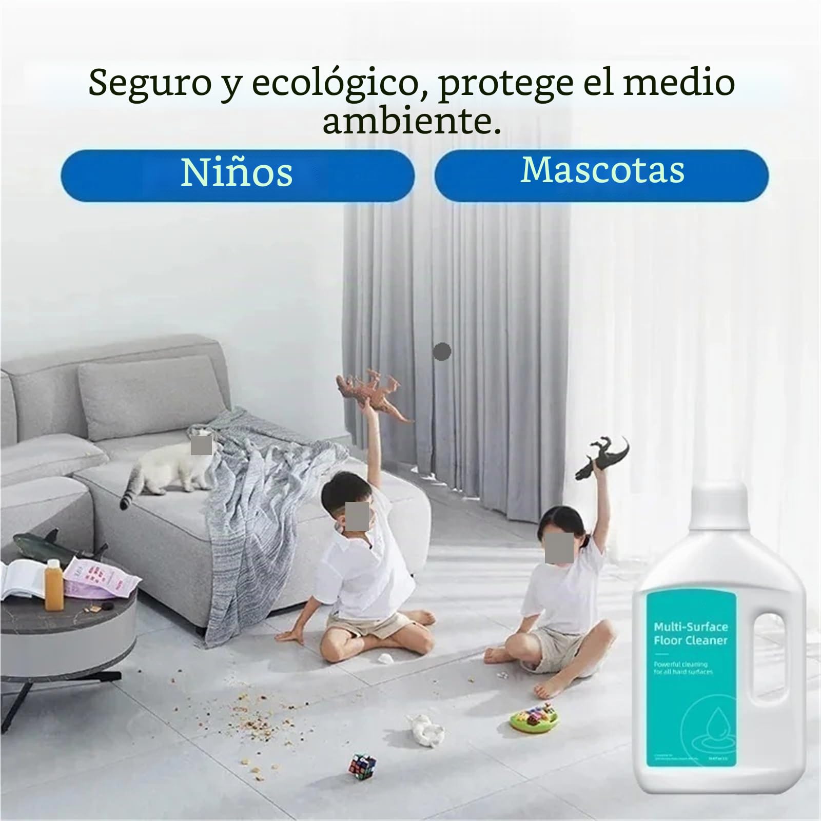Solución de limpieza de suelos compatible con Dreame X50 Ultra X40 Ultra L40 Ultra X30 W10/W10 Pro/L10s Ultra/S10/S10 PRO/S10 Plus Robot Aspirador, 1000ml, paquete de 2