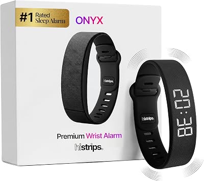 Onyx Vibration Alarm | Silent Wrist Wake Up for Heavy Sleepers