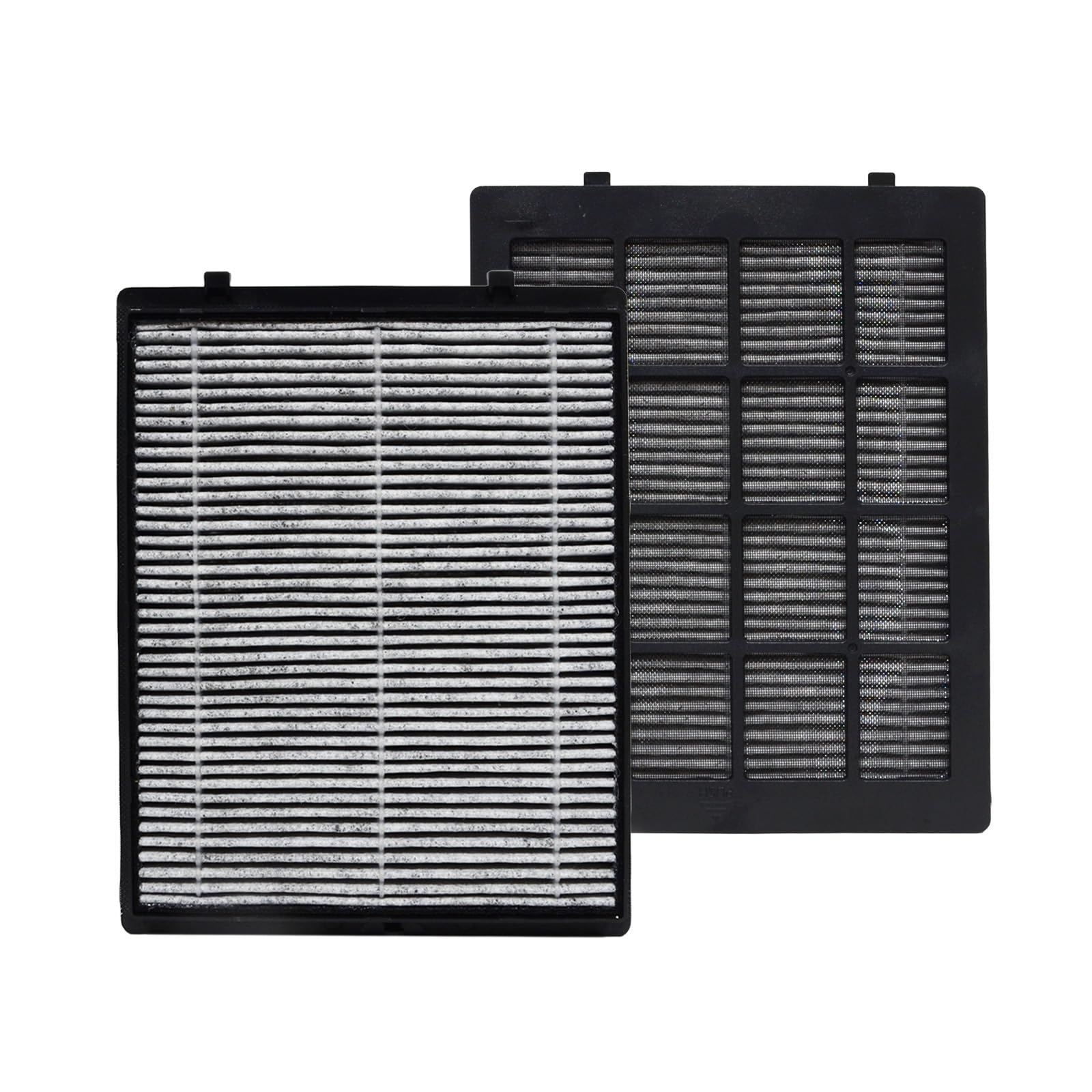 PUREBURG Replacement Filter Compatible with LUFTRUM C401 Car Air Purifier,2-Pack H13 True HEPA 3-Stage Filtration Activated Carbon 2-in-1