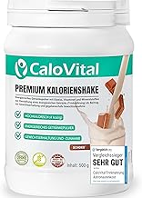 CaloVital High-Calorie Shake for Weight Gain, Carbohydrates and Protein as Calorie Shake, High Doses of Multi-Vitamins, Premium Quality from Germany (Chocolate 500 g)