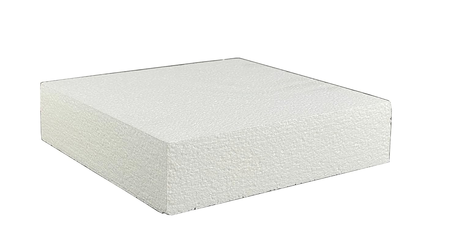6 Piece Square Foam Blocks 2 inch Thick (8"x8")