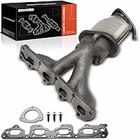 A-Premium Direct-Fit Exhaust Manifold Catalytic Converter Kit for Chevy Malibu 2004-2010, Pontiac G6 2008-2010, Saturn Aura 2008-2009 - 2.4L EPA Compliant