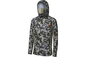 UPF 50+ Killik Camo Hunting Shirt with Mask