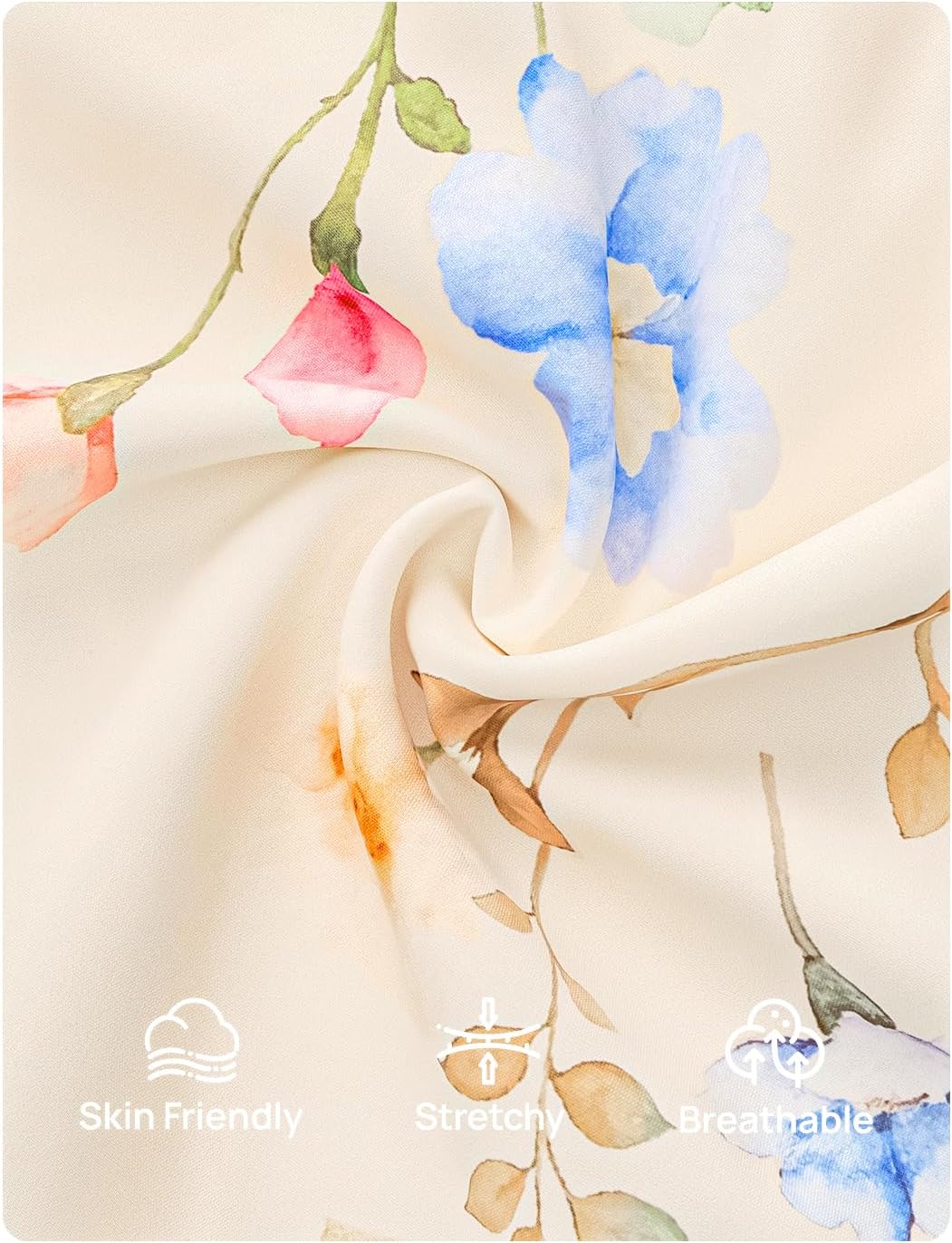 ZESICA Womens Floral Boho Maxi Dress 2026 Spring Summer Casual Long Sleeve V Neck A Line Flowy Wedding Guest Dresses - Image 7