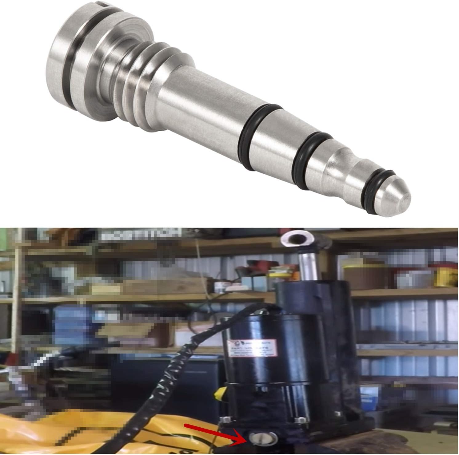 Stainless for Mercury Power Trim Tilt Manual Release Valve 813442A2， 893929A01