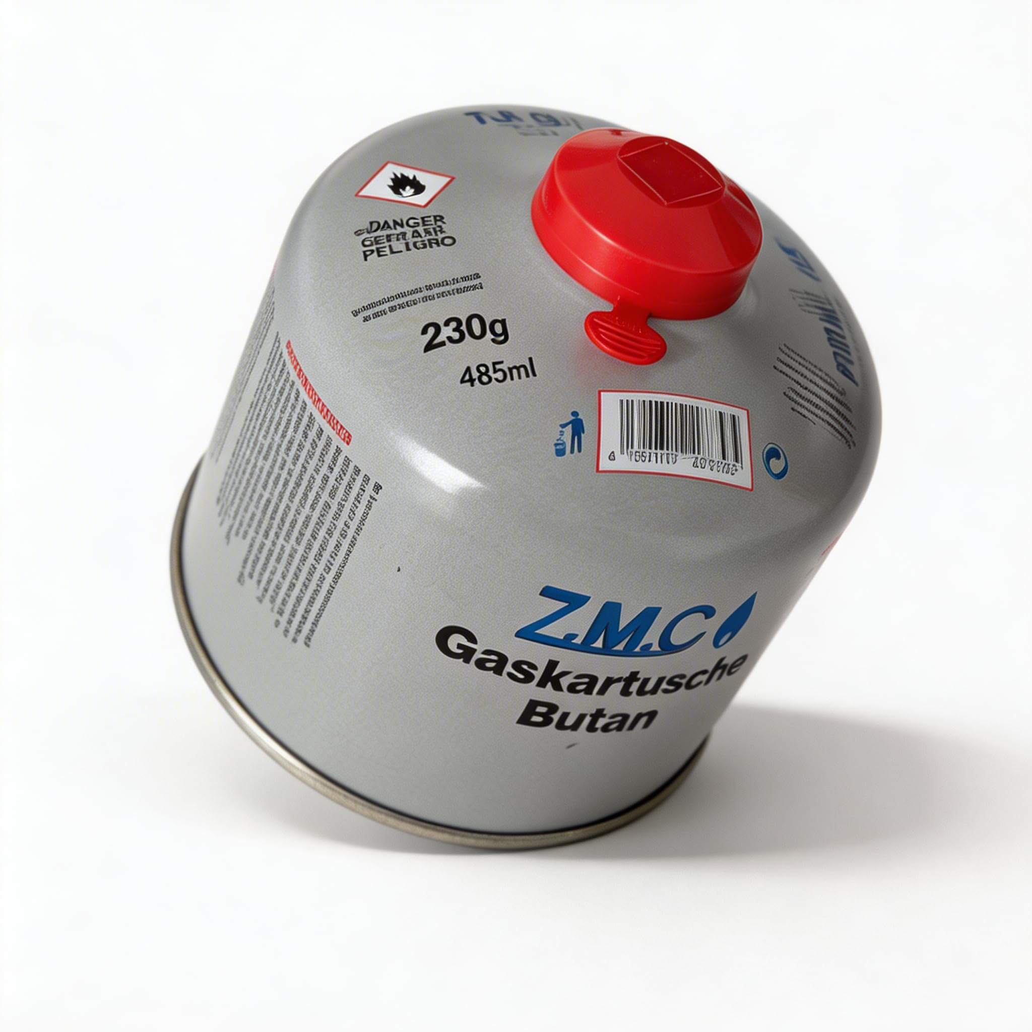 Z.M.C Kartridże gazowe 230 g/485 ml z zaworem śrubowym (2 x kartusze gazowe 230 g)