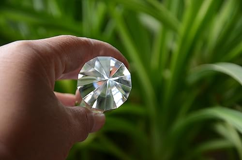 Miniatura 7 de Real tibetano Himalaya alta altitud 99% transparente 13 lados cristal punto cuarzo vogel varita 4.52 pulgadas reiki reiki curación espiritual