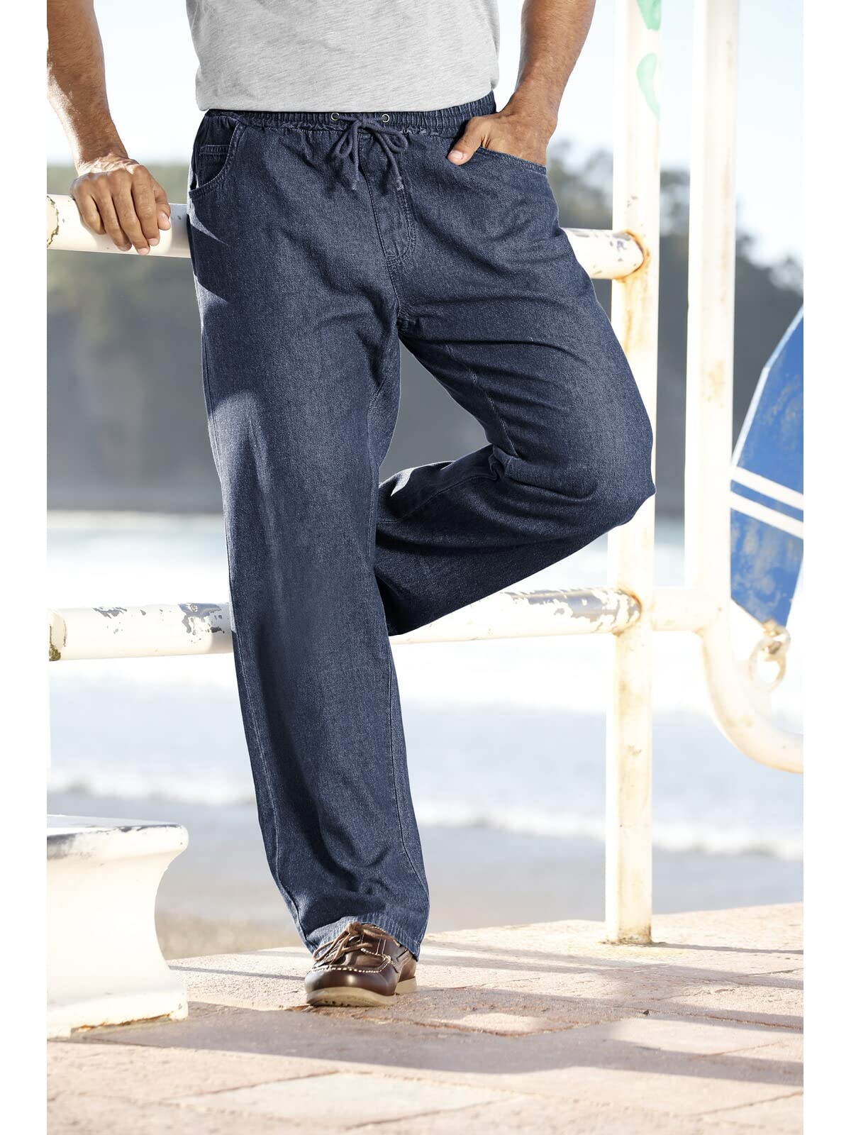 Jan Vanderstorm Herren Schlupfjeans Daan