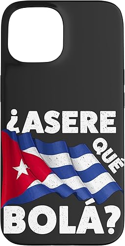 Miniatura 10 de iPhone 13 Pro Max Cool Bandera cubana con divertido estuche de felicitación español con texto cubano