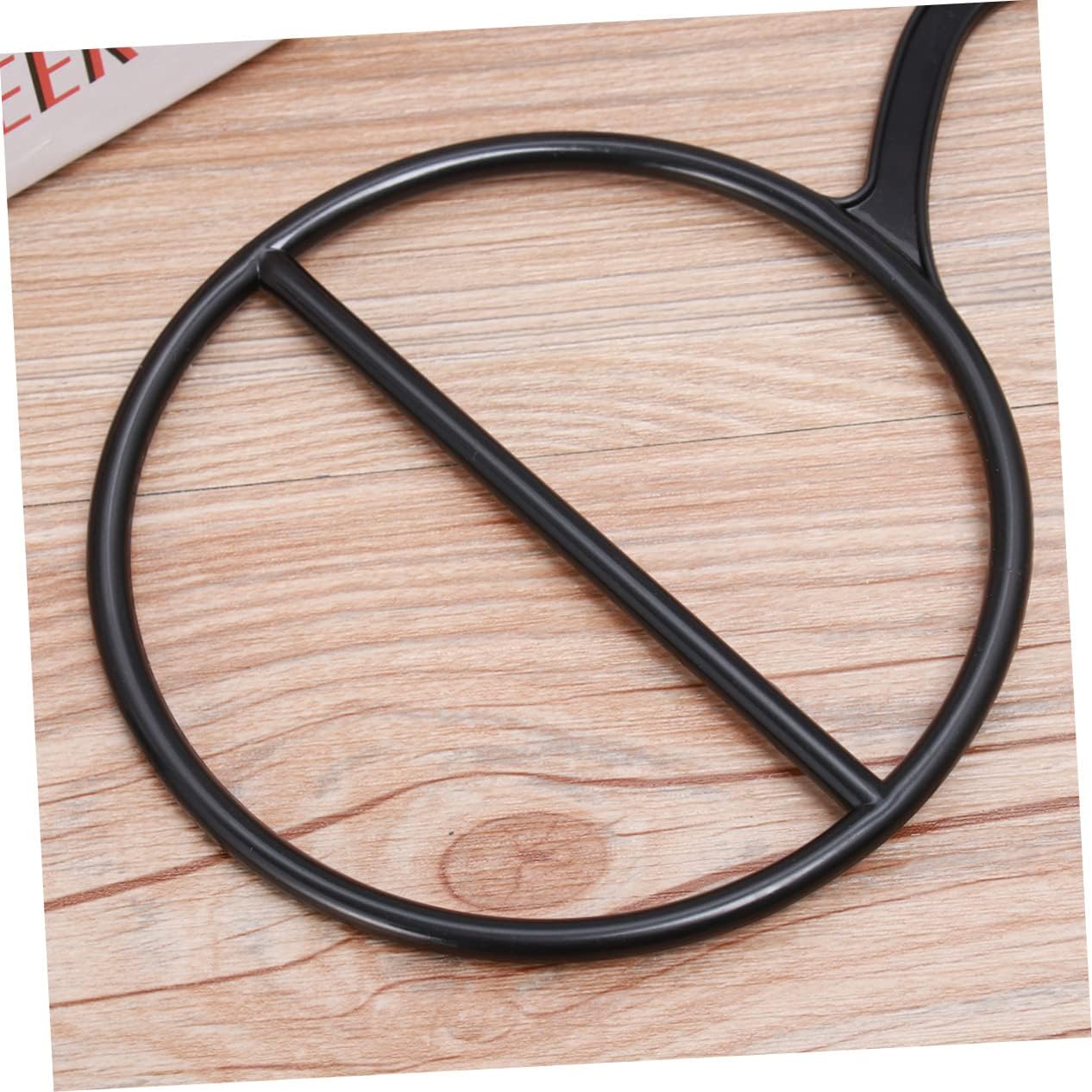 Levemolo 30pcs Space-Saving Closet Rack Heavy Duty Hooks Circle Shape Coat Hanger Scarf Belt Organizer Ring Display Slots Holder