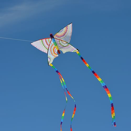 Miniatura 8 de In the Breeze Colorear Diamond - Cometa de 20 pulgadas - Una sola línea - Cometa de tela Ripstop - Incluye crayones línea de cometa y bolsa -