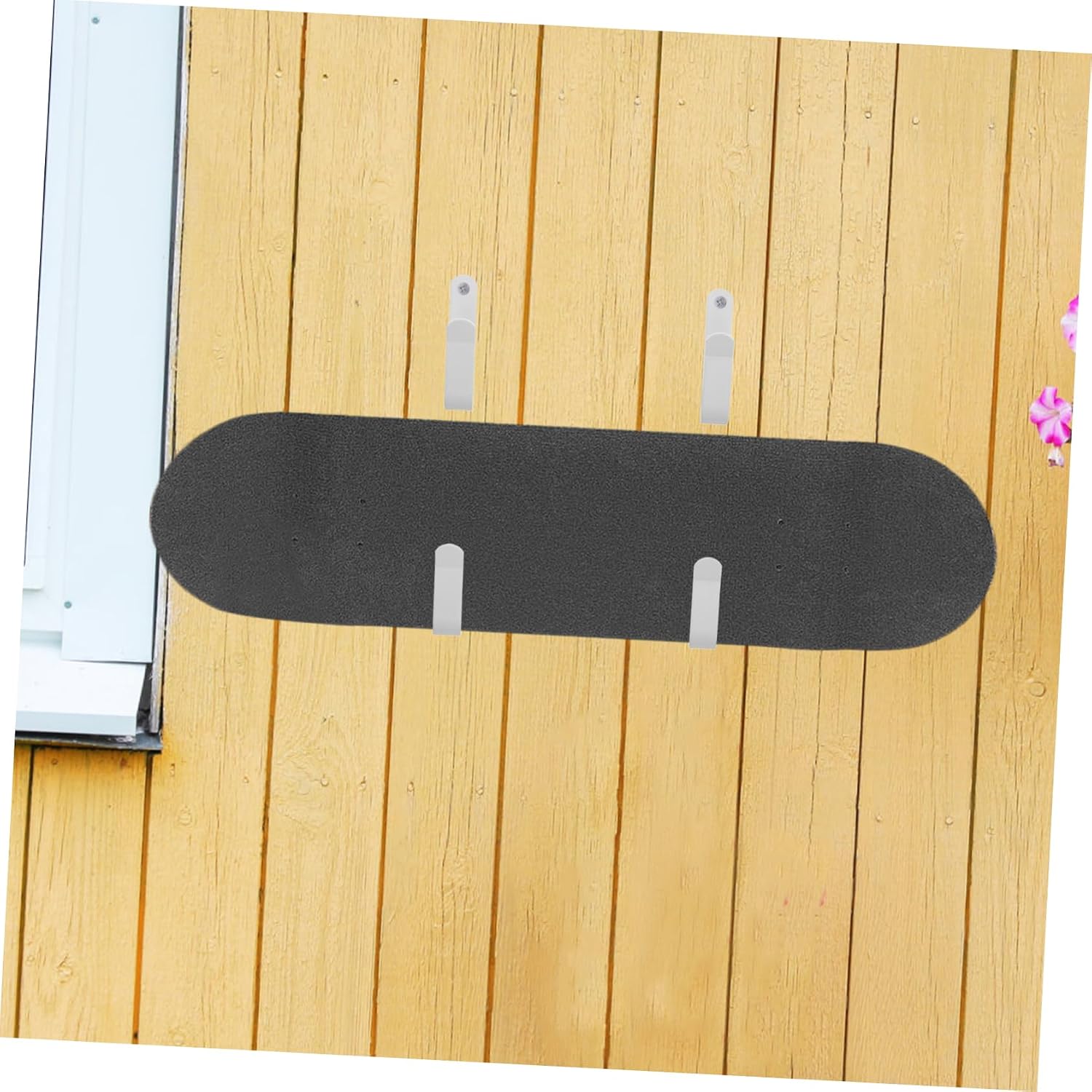 VANZACK 2-piece Snowboard/skateboard Wall Rack Storage Holder Multi-functional Ski/skateboard Hanger Space-saving Garage Hooks for Skis/snowboards Indoor Display Rack