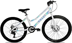 Colli Bike Bicicleta Londres Quadro Rebaixado Aço Carbono Aro 24, Aros Aero Parede Dupla Tamanho do quadro 14" 36 Raias 7 Velocidades Freios a Disco Suporte de guidão Down Hill
