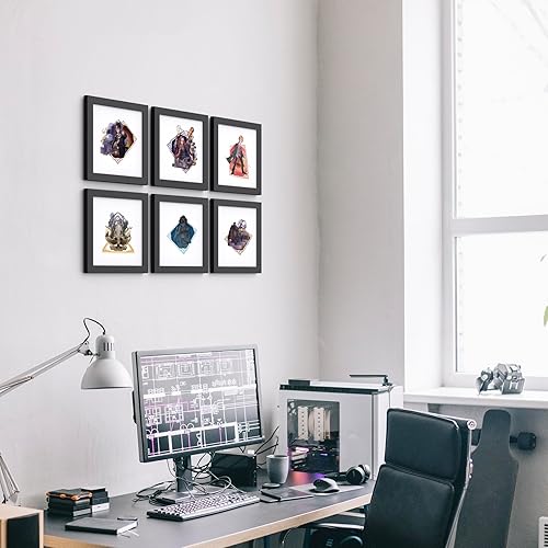 Miniatura 2 de Trends International Gallery Pops Harry Potter Magic Awakened - Paquete de arte de pared con personajes de Hogwarts (paquete de 6)