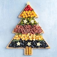 Vista 5 de Tabla y guía de colocación CharcuTree – El mejor regalo para inauguración de la casa y amantes de la comida – Mapa visual de aperitivo de árbol