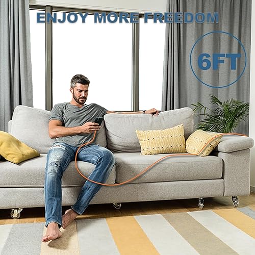 Miniatura 6 de Cargador para iPhone 17, 16, 15, carga rápida, paquete de 20 W, bloque de Chrager de pared USB C de 20 W con cable USB C a C de 6 pies para iPhone