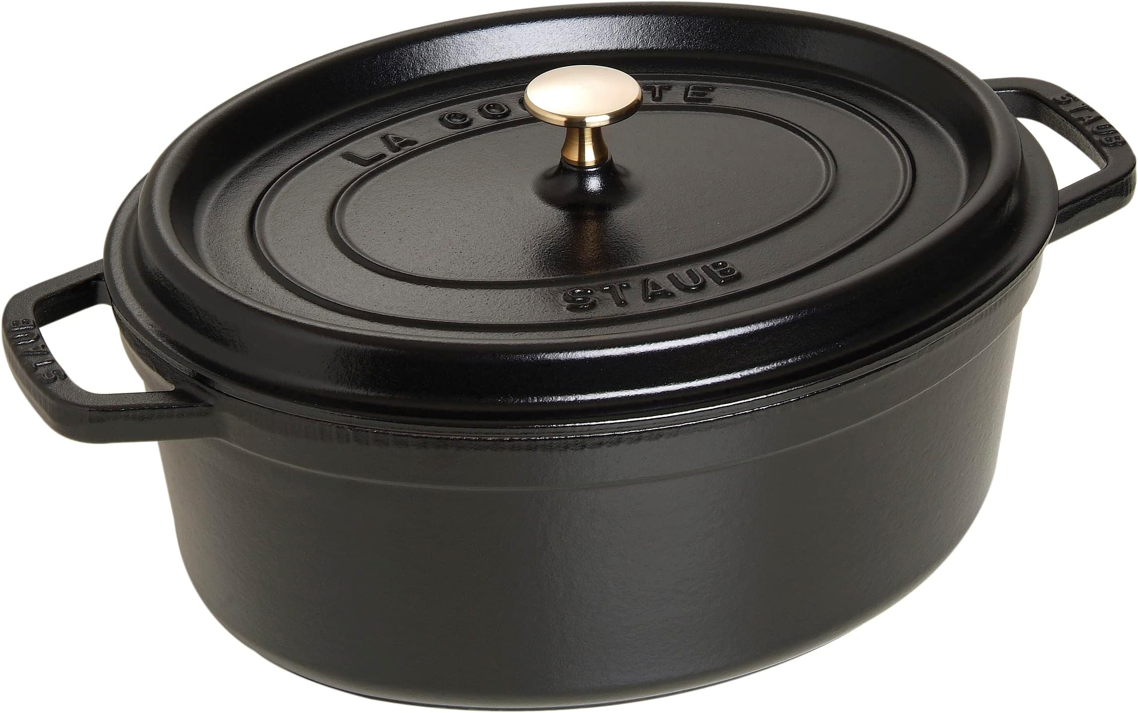 12.75 Quart Oval Cocotte, Black Matte