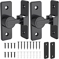 Vista 11 de Herrajes para cerradura de puerta de granero, pestillos de compuerta de seguridad resistente de 90 grados, cerradura de pestillo de perno abatible