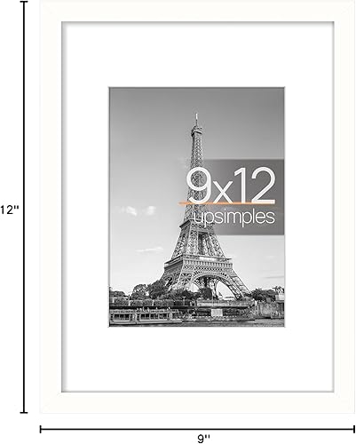 Vista 116 de upsimples - Portarretratos de 8.5 x 11 pulgadas, para fotos de 6 x 8 pulgadas con paspartú o de 8.5 x 11 pulgadas sin paspartú, marcos de fotos