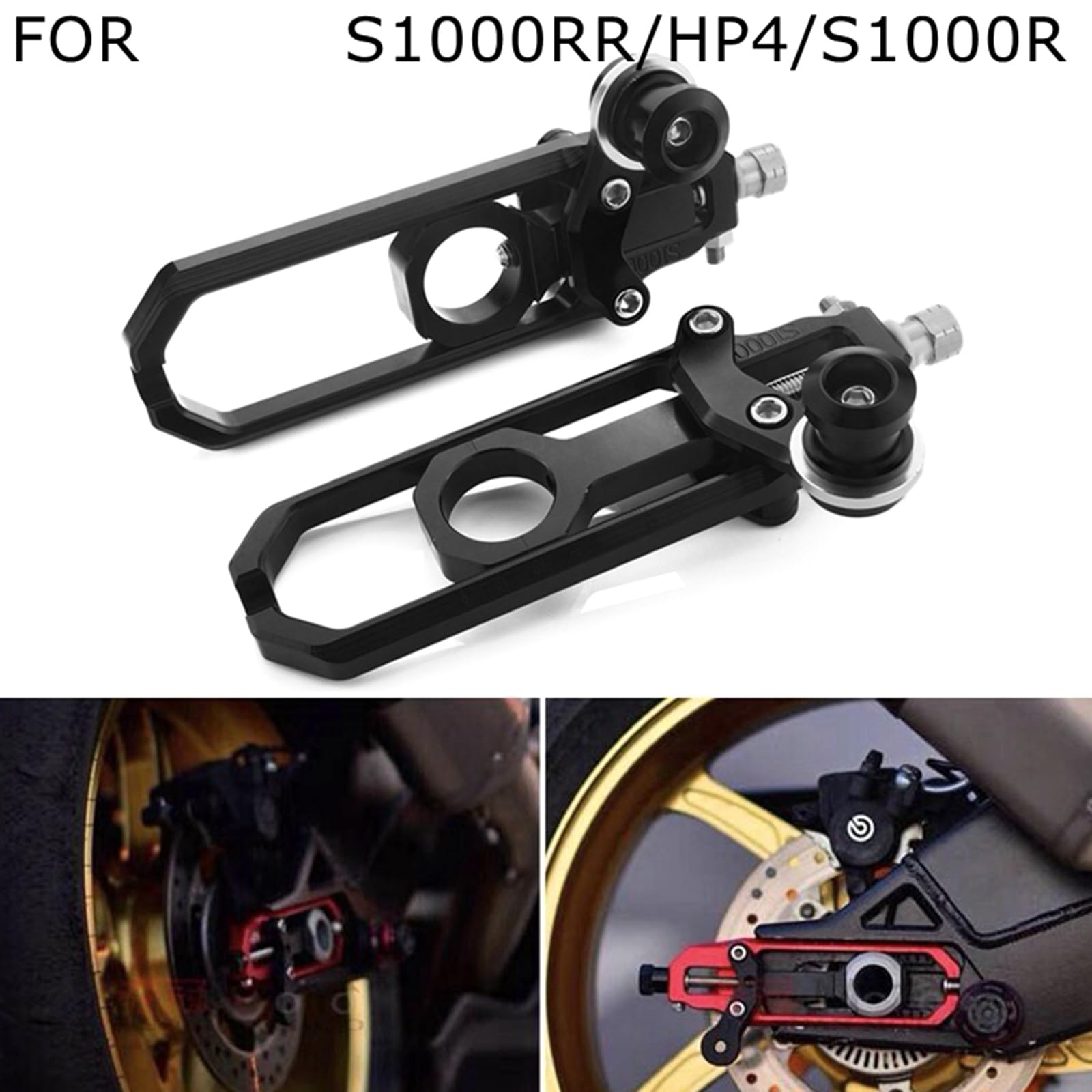 Tensores De Cadena Grado Industrial Ajustadores Aleación Metal Excelente Ajuste Y Durabilidad Instalaciones Simples para Ajustadores Motocicleta XSR155/MT15