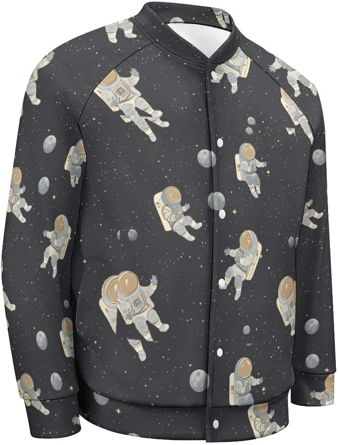 Astronaut Baseball Jacket Casual Sportswear Bomber Jacket Coat for Men Women