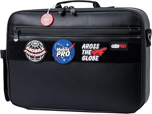 G&BPRO Maletín cruzado con sistema de bandeja extensible  Bolsa de viaje todo en uno para computadora portátil con almacenamiento expandible y