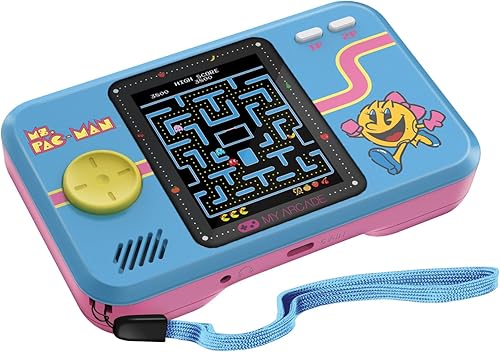Miniatura 3 de My Arcade Ms. Pac-Man Pocket Player Pro: Officially Licensed, Fun Games for Kids and Adults,Portable Video Game, 2.75" Color Display, Ergonomic
