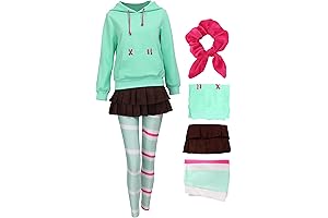 Vanellopi Hoodie and Skirt Cosplay Costume
