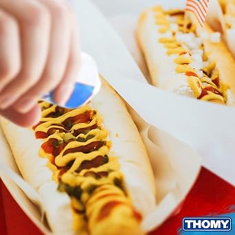Thomy Delikatess Senf Mittelscharf (Delicious German Mustard Medium) 2 x Tubes of 100 ml And 1 small Gift From Vestemfashion Team