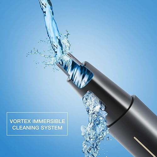 Miniatura 6 de Cortadora de pelo de litio para orejas y nariz, para hombres y mujeres, recargable por USB, profesional, sistema de limpieza inteligente,
