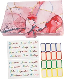 TEHAUX 1 Conjunto De Fichário Para Fichário Bolsos Para Fichário Fichário De Orçamento Com Zíper Envelopes Fichário Para Fichário De Orçamento Organizador De Fichário Planejador De