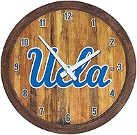 Vista 328 de The Fan-Brand NCAA Oklahoma Sooners: Faux Barrel Top Wall Clock Sports Team Bar Sign Décor - Home Man Cave, Party Decoration - Made On Demand
