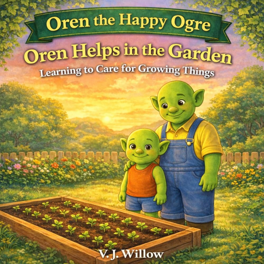 Oren Helps in the Garden: Learning to Care for Growing Things (Oren the Happy Ogre)
