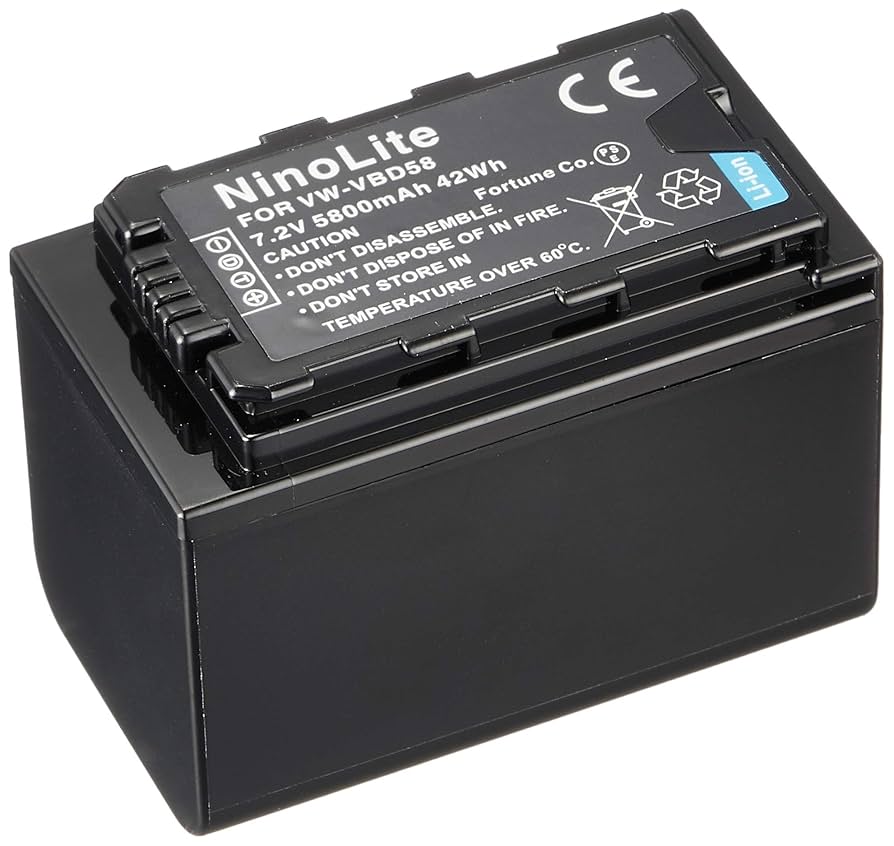 Amazon | NinoLite VW-VBD55 / VW-VBD58 互換 バッテリー