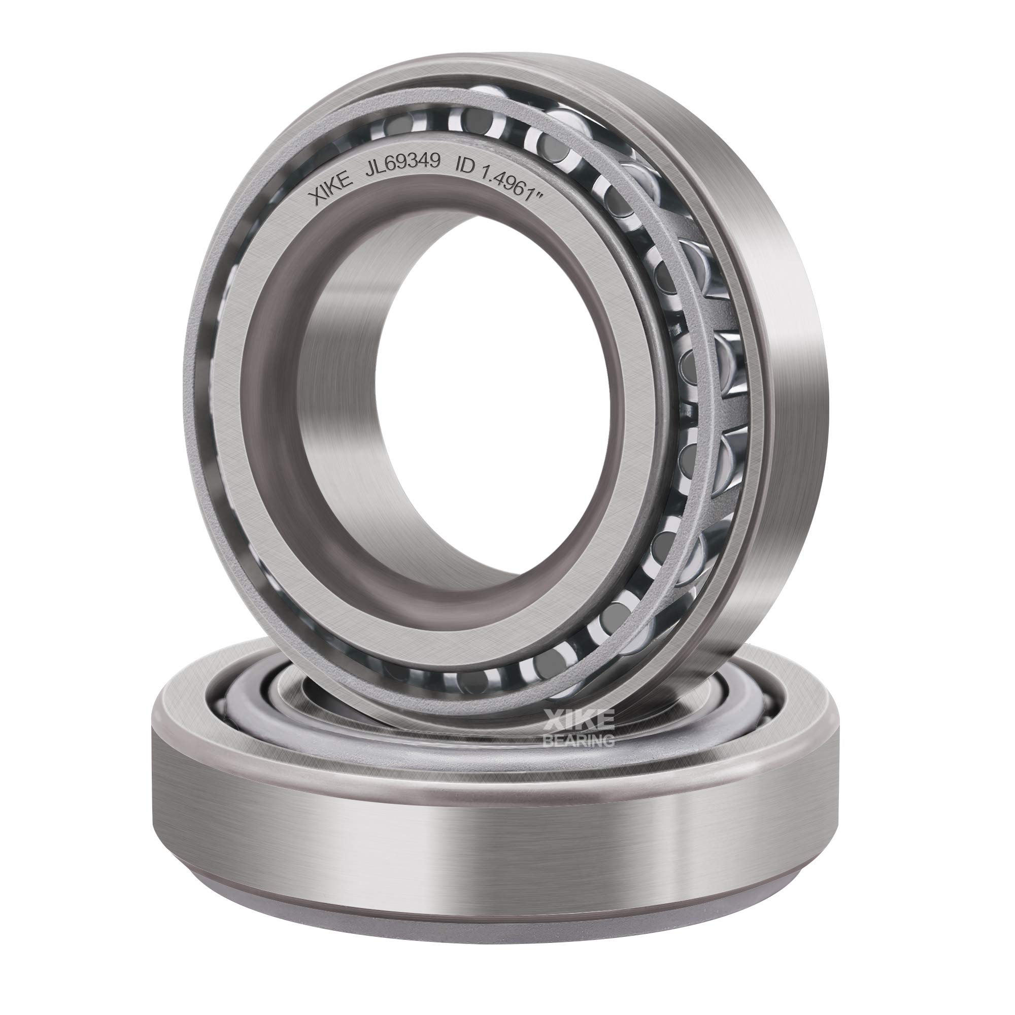 XiKe 2 Set Wheel Bearings SET11 - JL69349/JL69310 -ID 1.4961" x OD 2.4803",Tapered Roller Bearings Cup and Cone, Fits for Very Many Car and Trailer Axles.