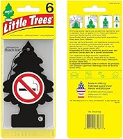 Vista 180 de Little Trees - Ambientador de árbol colgante que proporciona un aroma de larga duración para tu hogar o tu auto. Aroma Summer Linen, 24