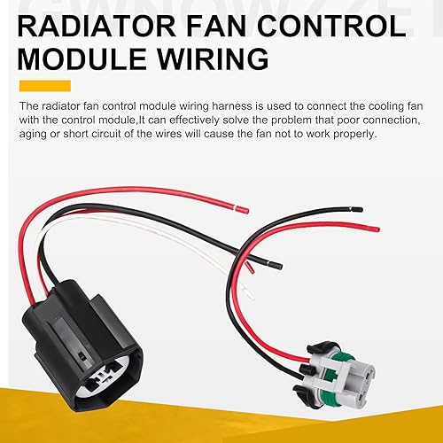 Miniatura 6 de Módulo de relé de control de ventilador de refrigeración Conector Arnés de cables 902-209 para Ford Crown Victoria Focus Lincoln Town Car Mercury