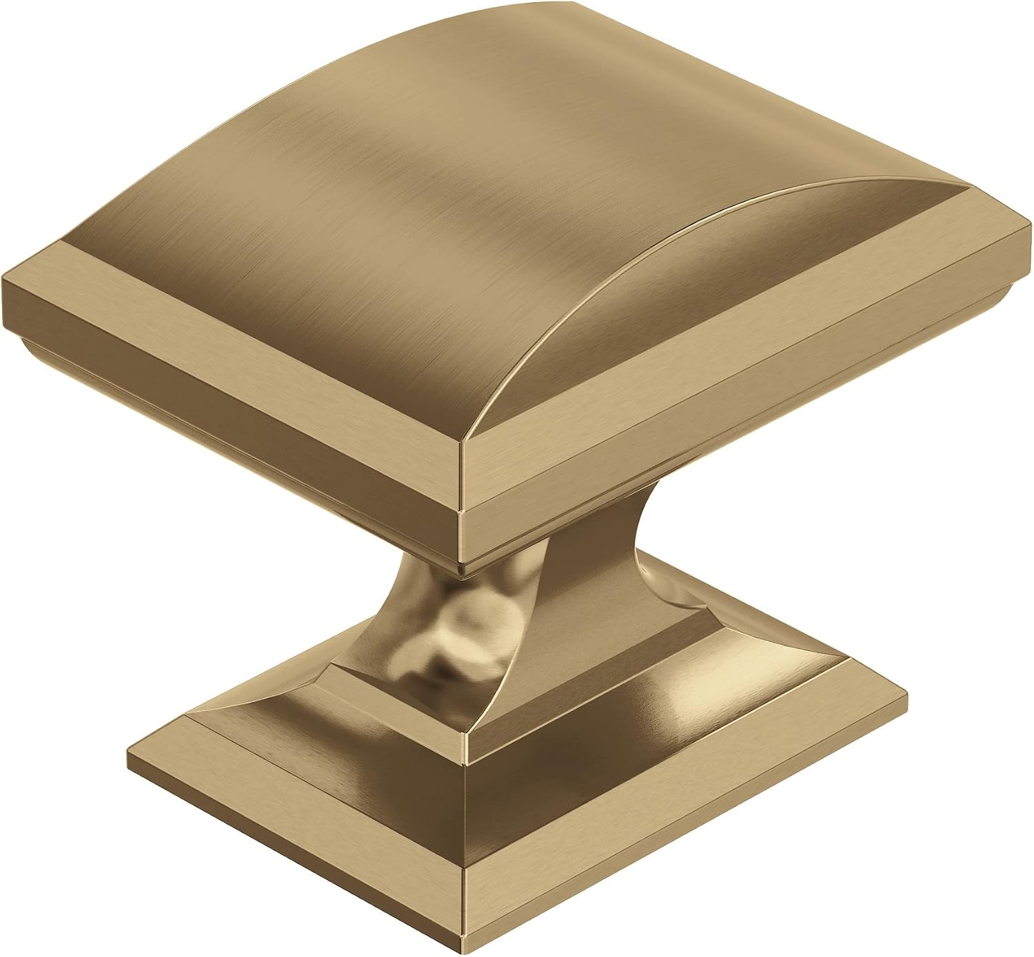 Amerock | Cabinet Knob |Champagne Bronze | 1-1/4 in (32 mm) Length Drawer Knob | Candler | Kitchen and Bath Hardware | Furniture Hardware