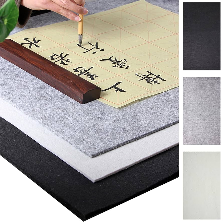 書道下敷　特大 Amazon | 書道下敷き 大判 習字 下敷き フェルト 厚手 毛氈 もう