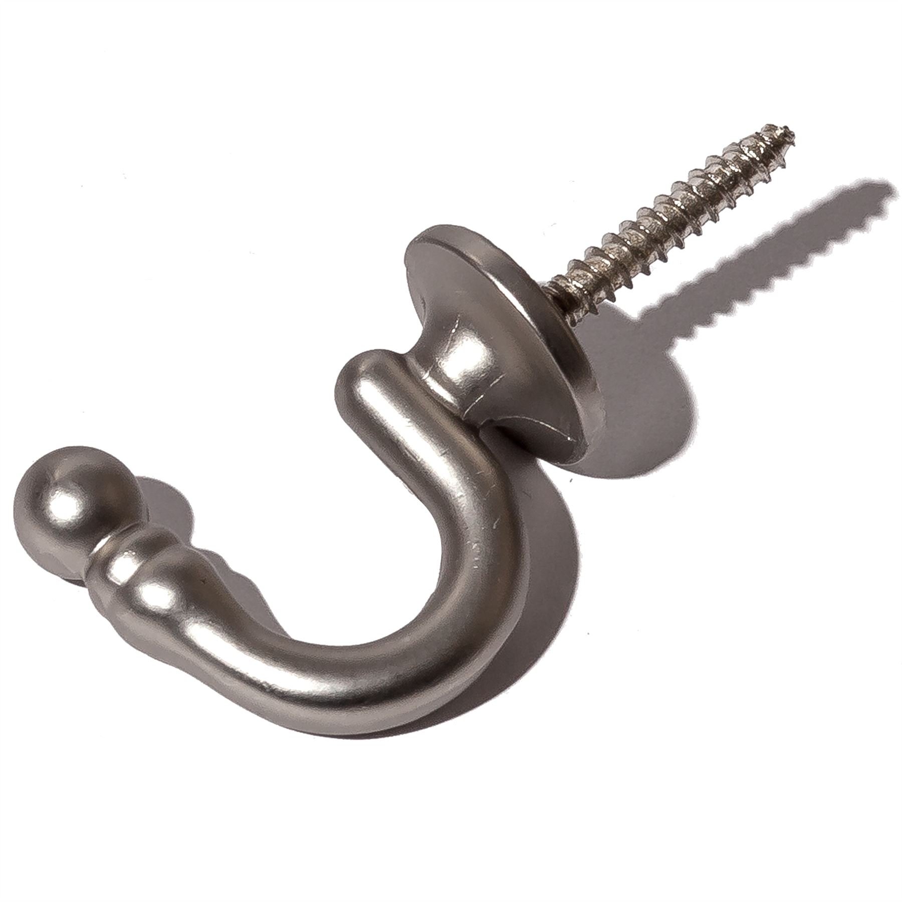 IANPAV Holdback/Tiebacks Satine Chrome Mini Hook (2 PCS)