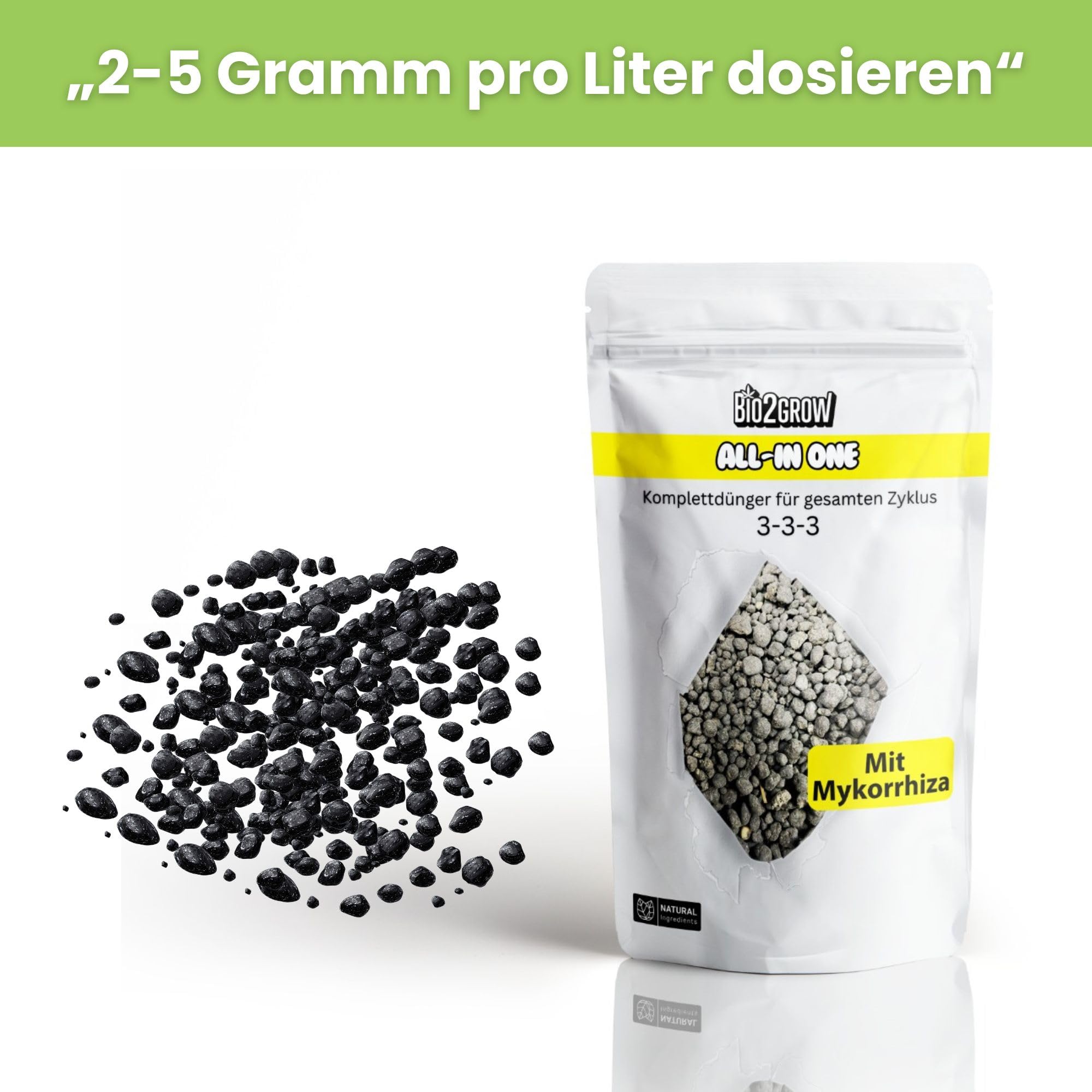 All in One Dünger 4,5KG organisch Langzeitdünger für Wachstum & Blüte Garten Pflanzen