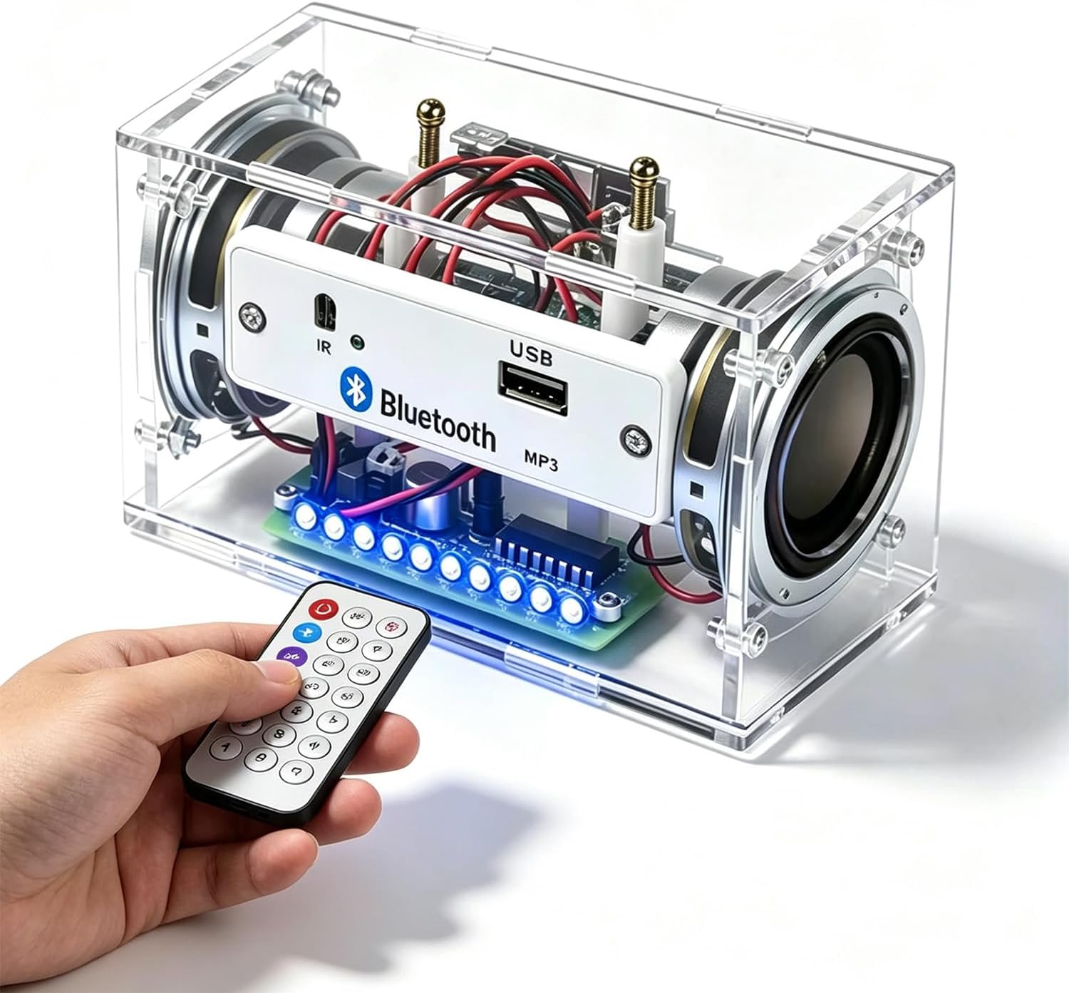 Bluetooth Speaker Soldering Practice Kit DIY Electronics Kit Soldering Project Kit for Hobbyists and Learners