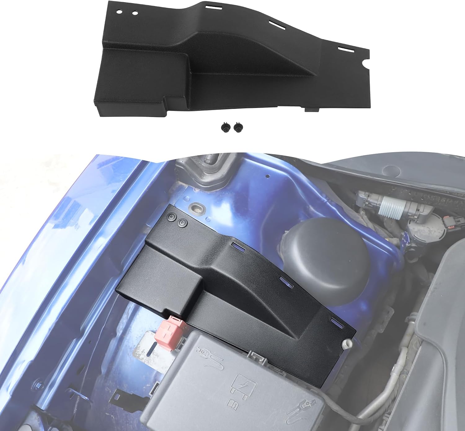 RT-TCZ Engine Wire Dust Cover Accessories for Dodge Charger 2011-2024,for Dodge Challenger 2015-2024 (Black)
