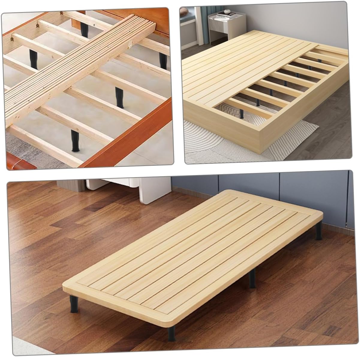 2pcs Bed Frame Center Support Legs Mattress Support Bed Risers Replacement Parts
