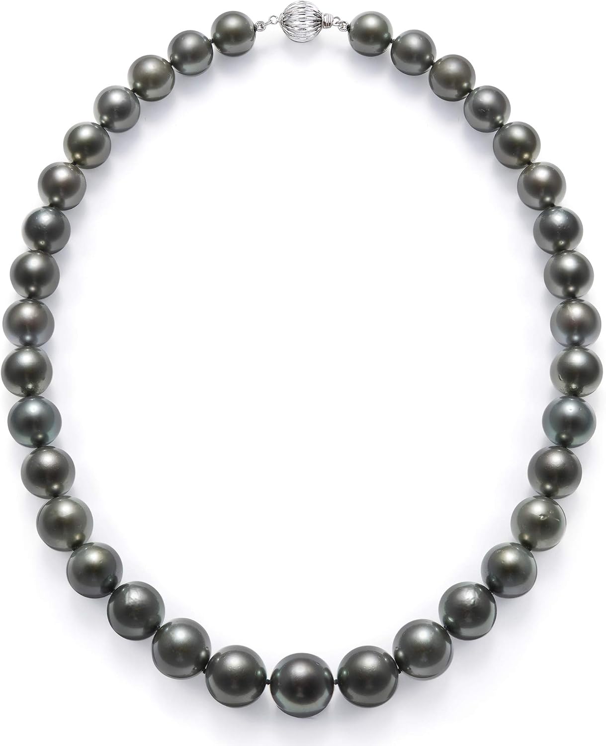 Ross-Simons 10-13mm Black Cultured Tahitian Pearl Necklace With 14kt White Gold